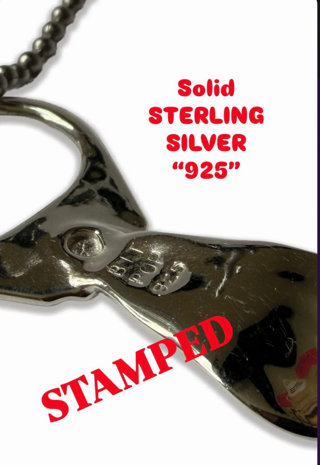 Sterling Silver on Silver Chain - Bit Pop AUSTIN