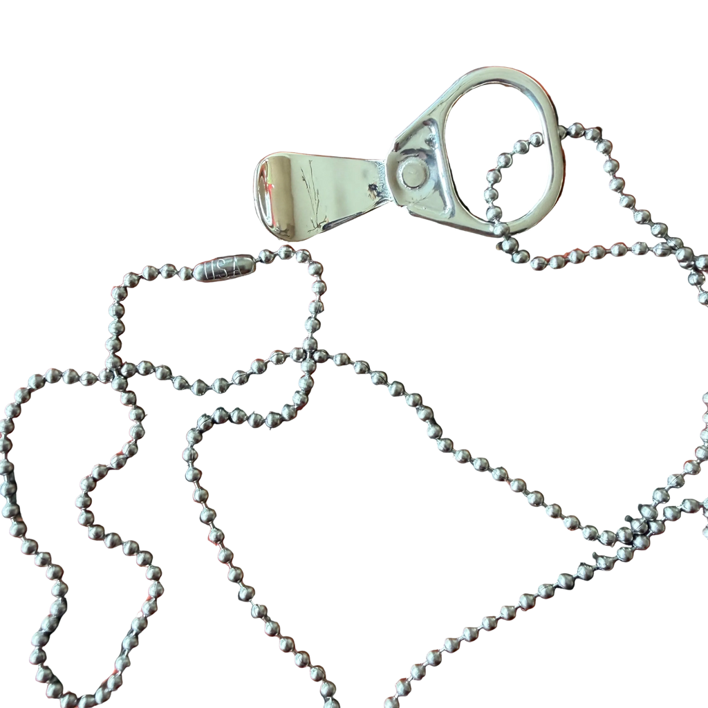 Sterling Silver on Silver Chain - Bit Pop AUSTIN