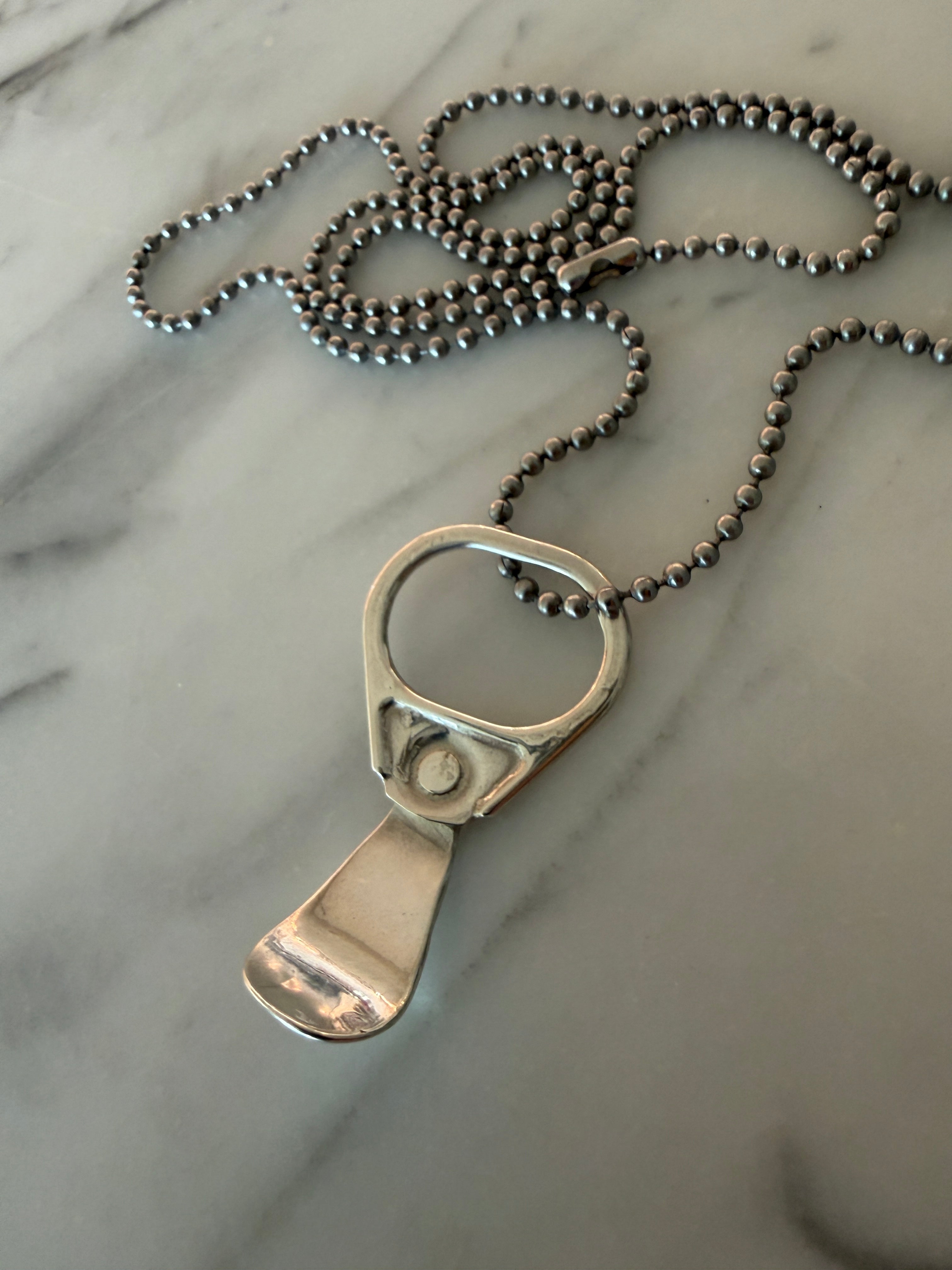 Sterling Silver on Silver Chain - Bit Pop AUSTIN