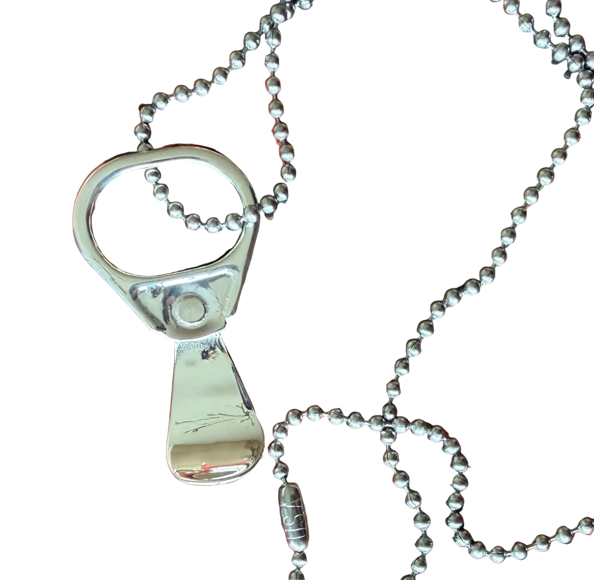 Sterling Silver on Silver Chain - Bit Pop AUSTIN