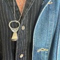Sterling Silver on Silver Chain - Bit Pop AUSTIN