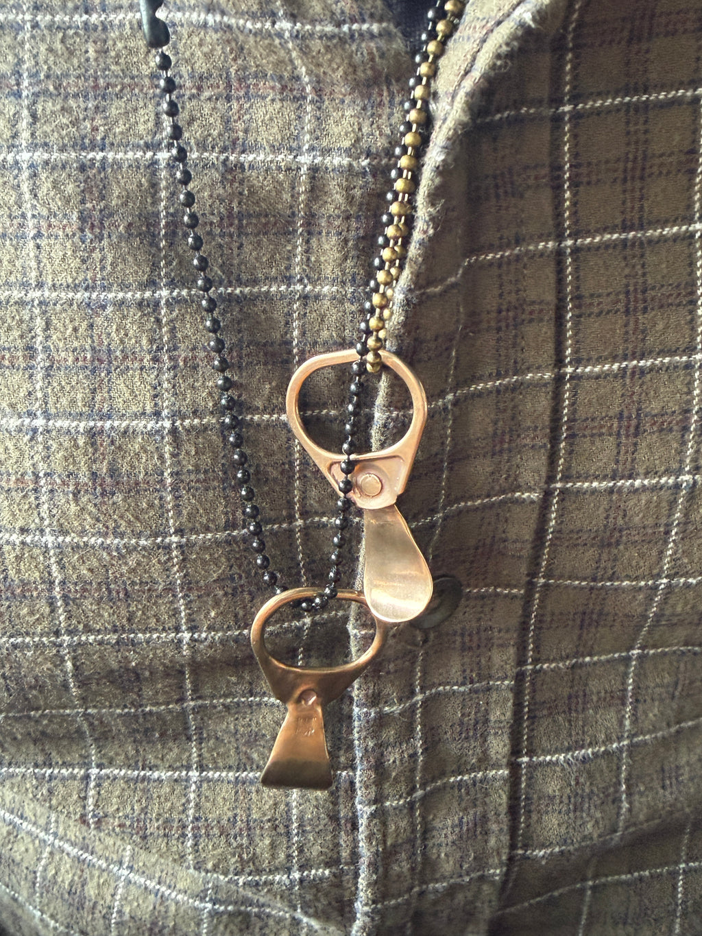 Bronze on Black Chain - Bit Pop AUSTIN