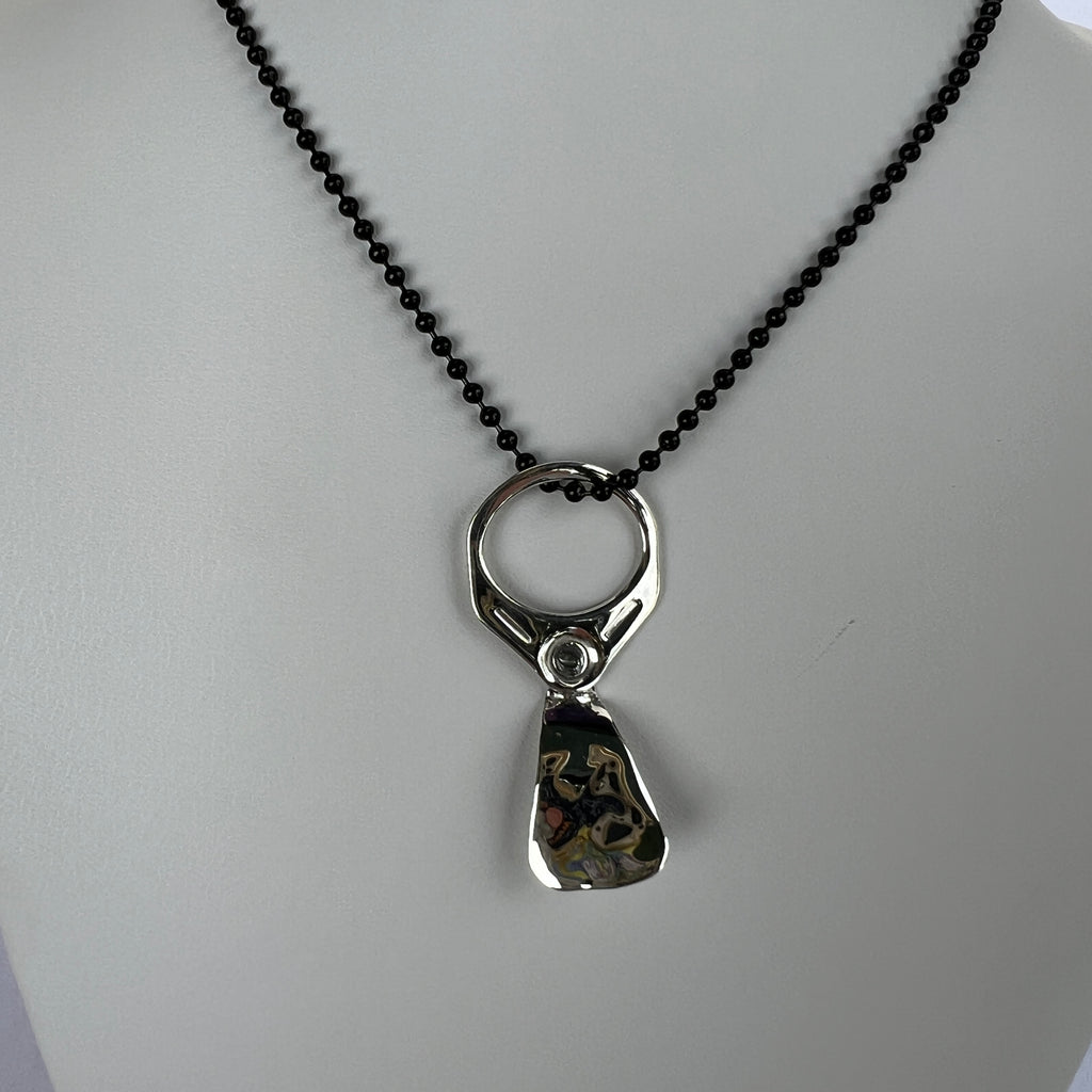 Bit Pop RUPERT - Silver Pendant Necklace