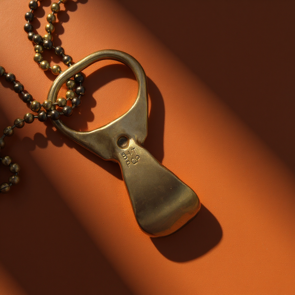 Bit Pop AUSTIN - Bronze Pendant Necklace