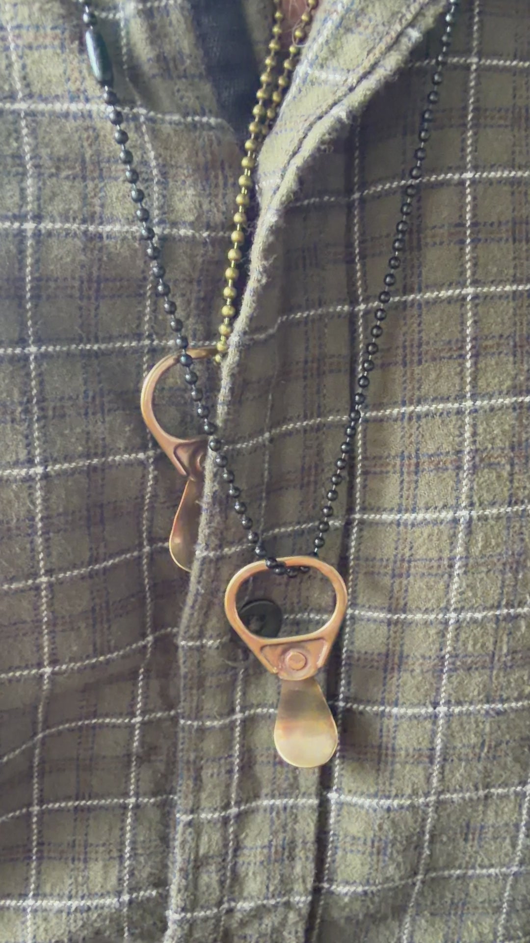 Bronze on Black Chain - Bit Pop AUSTIN