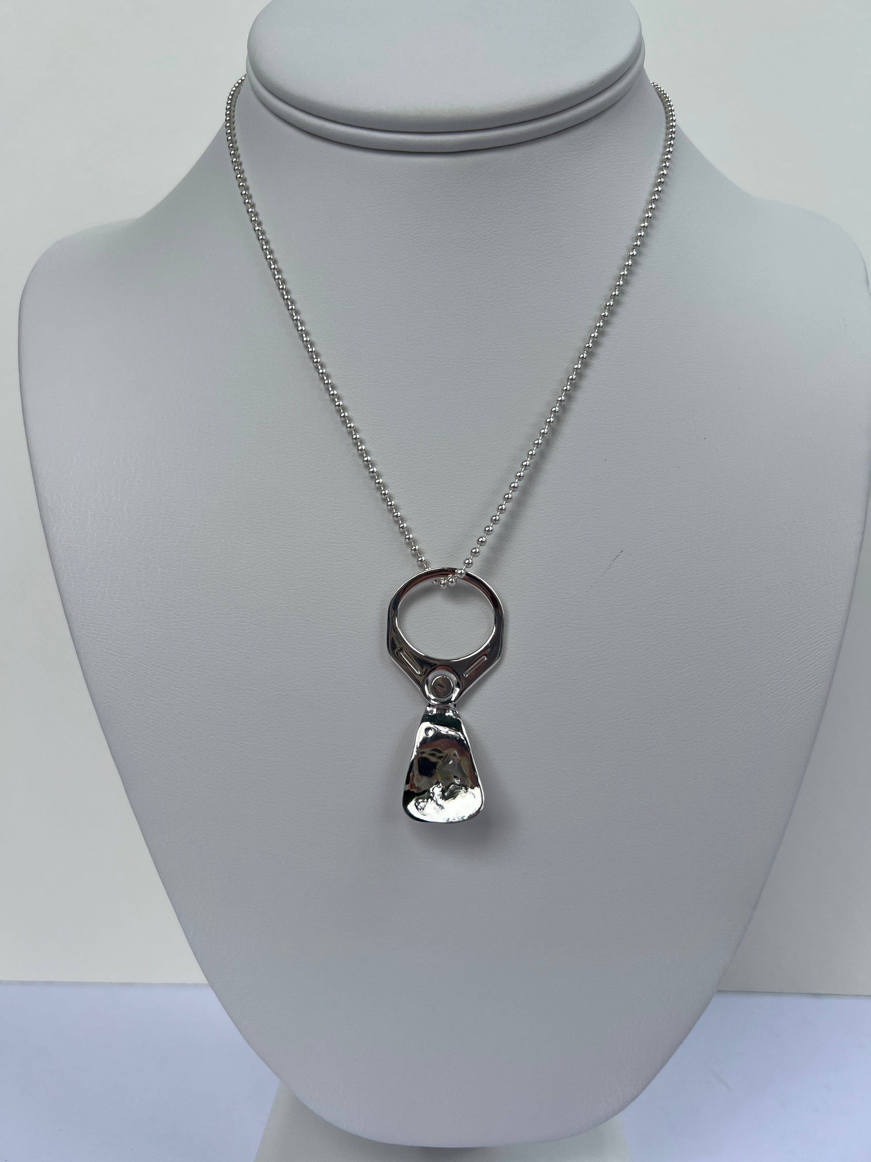 Bit Pop RUPERT - Silver Pendant Necklace