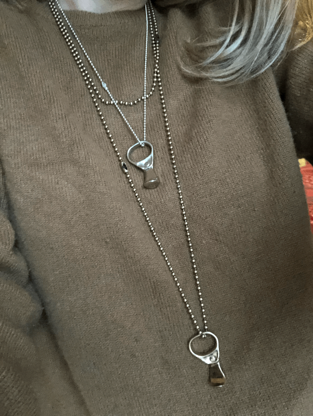 Bit Pop AUSTIN - Sterling Silver Pendant Necklace